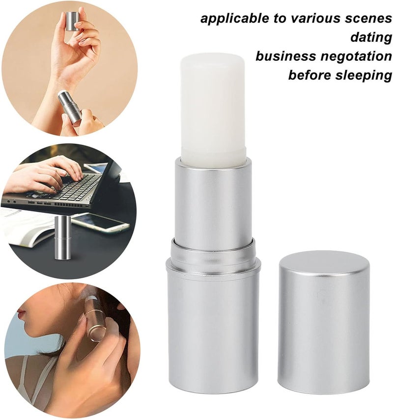 woobles 8g/0.3oz Solid Perfume for Travel Train Security Check Passing, Portable Perfume Stick Long Lasting Fragrant for Dating Christmas Thanksgiving(Type 2) - Image 3